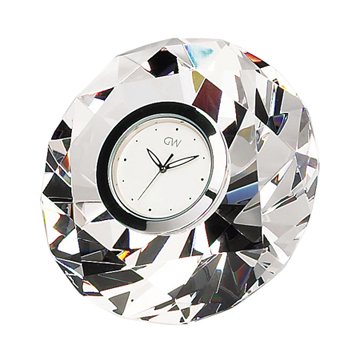 NARUMI 置時計 GLASS WORKS クロック　時計　GW Amazon.co.jp: NARUMI グラスワークス クロック(M)ダイヤモンド 光学